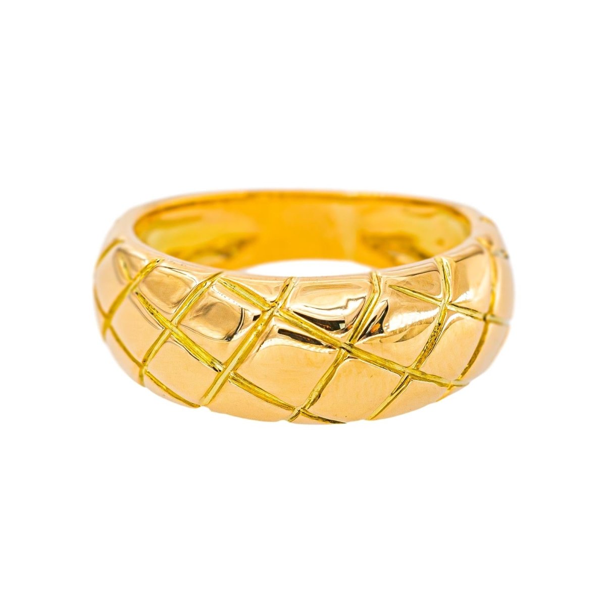 Bague matelassée Or jaune - Castafiore