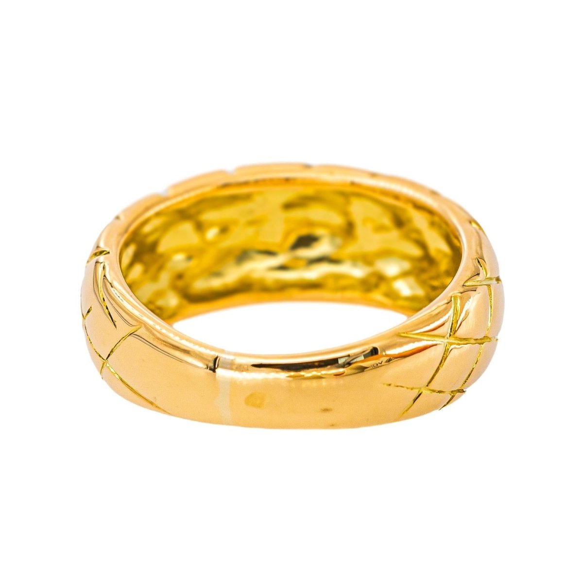 Bague matelassée Or jaune - Castafiore