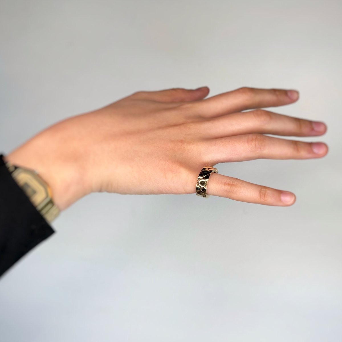 Bague Matelassée Or jaune - CHANEL - Castafiore