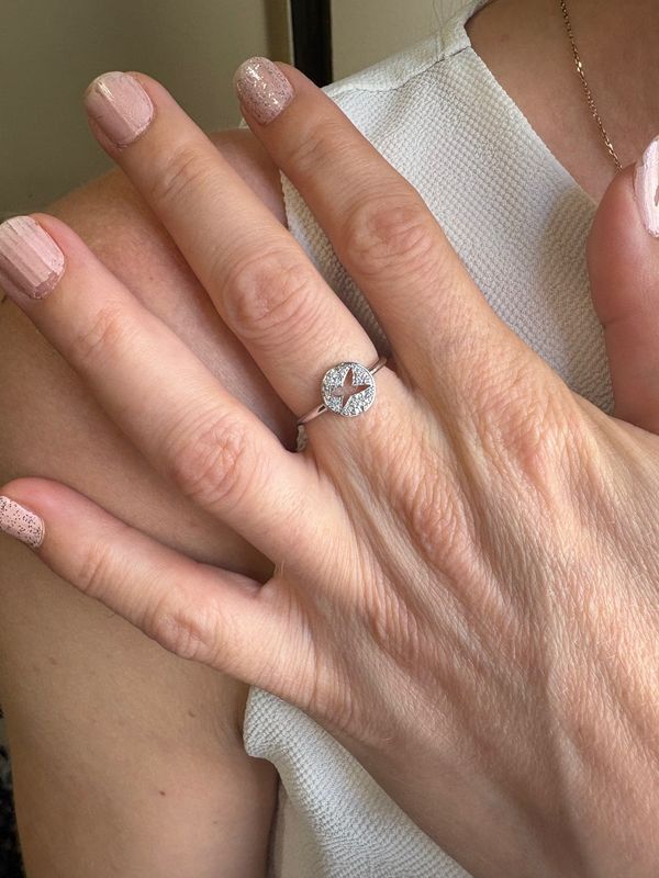 Bague MAUBOUSSIN "A jamais mon étoile" en or blanc et diamants - Castafiore