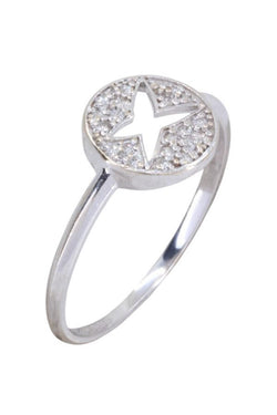 Bague MAUBOUSSIN "A jamais mon étoile" en or blanc et diamants - Castafiore