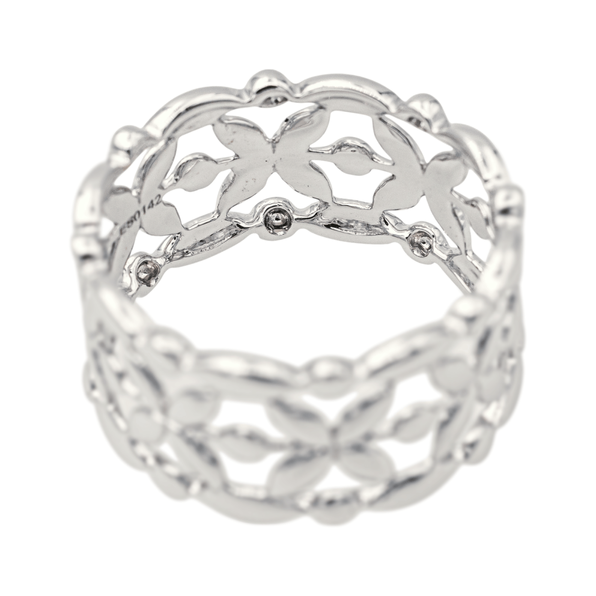 Bague Mauboussin Bandeau en or blanc - Castafiore