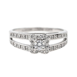 Bague MAUBOUSSIN "Chance of love" en or blanc et diamant - Castafiore