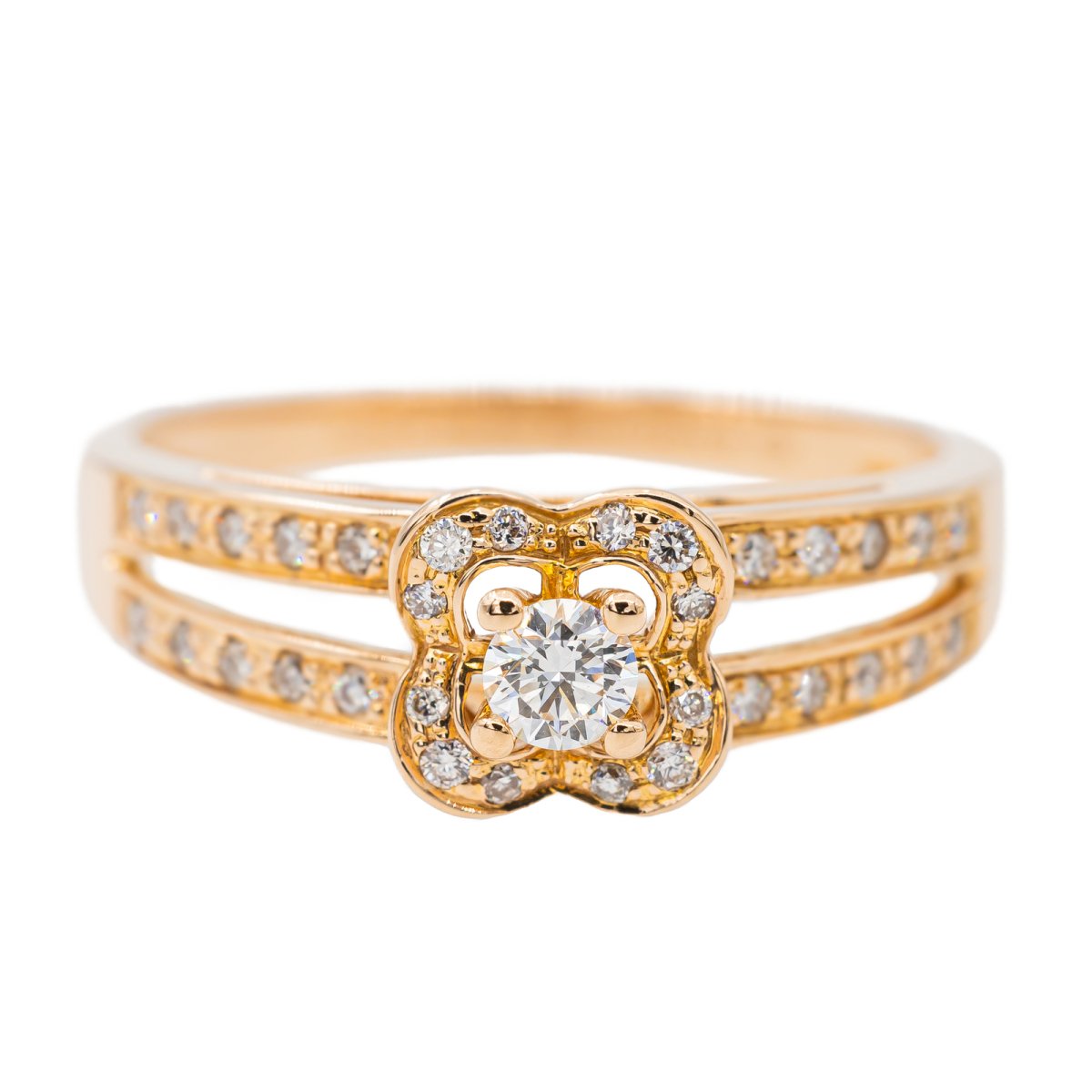 Bague MAUBOUSSIN "Chance of Love N° 1" en or rose et diamants - Castafiore