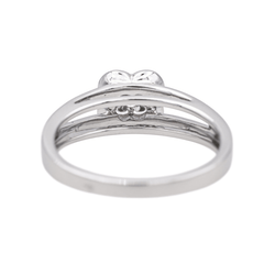 Bague MAUBOUSSIN "Chance of Love N°2" en or blanc et diamants - Castafiore