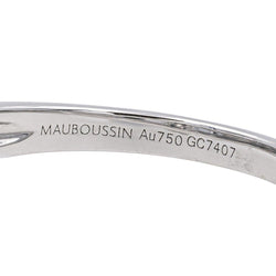Bague MAUBOUSSIN "Chance of Love N°2" en or blanc et diamants - Castafiore