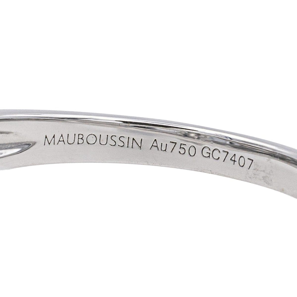 Bague MAUBOUSSIN "Chance of Love N°2" en or blanc et diamants - Castafiore