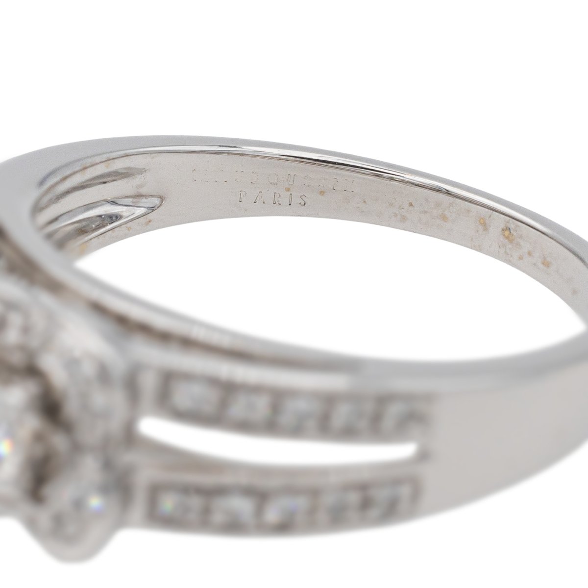 Bague Mauboussin Chance of love Or blanc Diamant - Castafiore