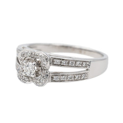 Bague Mauboussin Chance of love Or blanc Diamant - Castafiore