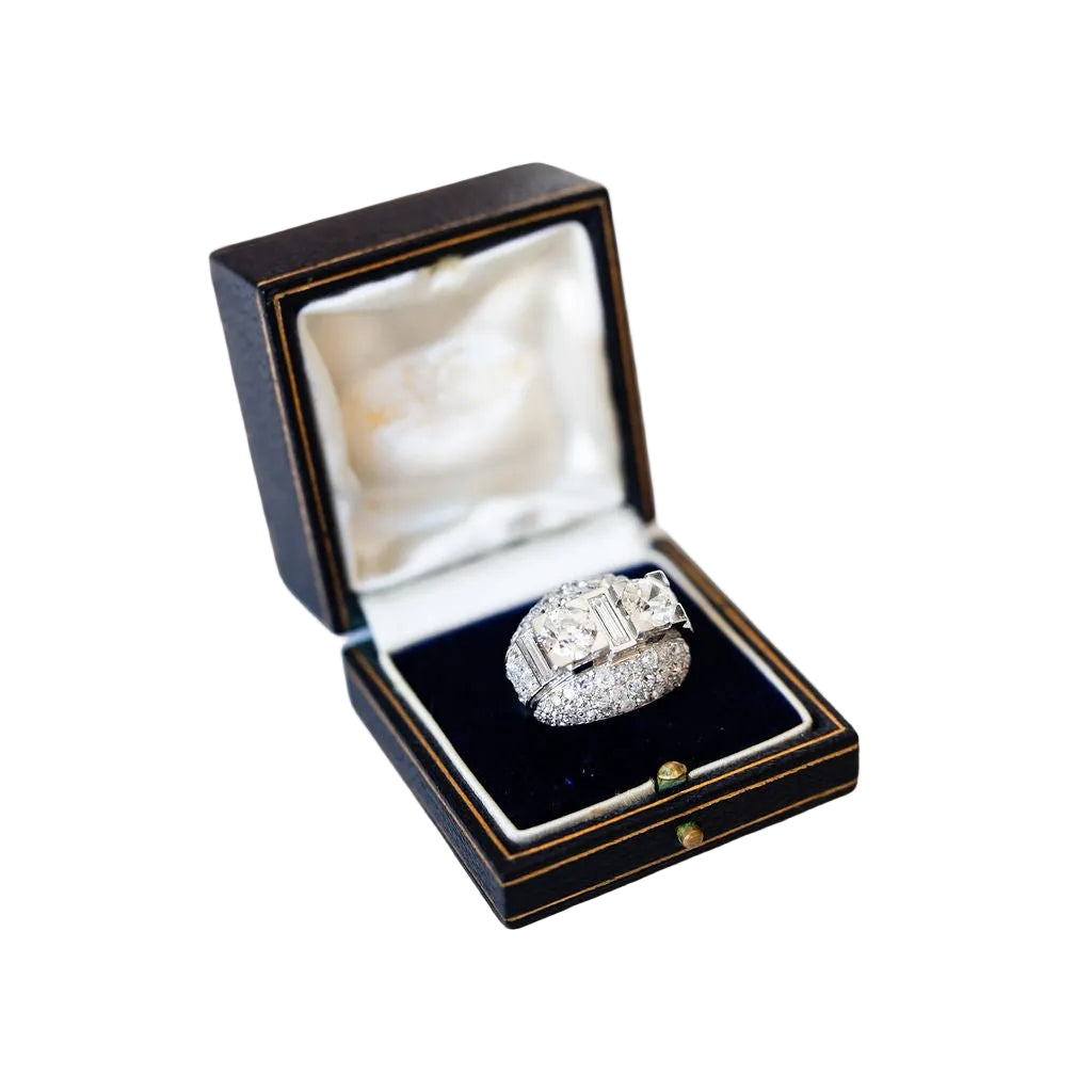 Bague Mauboussin en platine et diamants - Castafiore