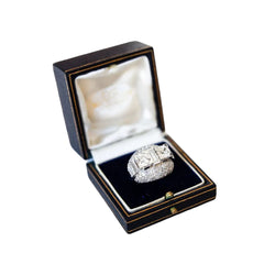 Bague Mauboussin en platine et diamants - Castafiore