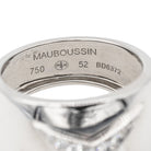 Bague MAUBOUSSIN "Etoile divine" en or blanc et diamants - Castafiore