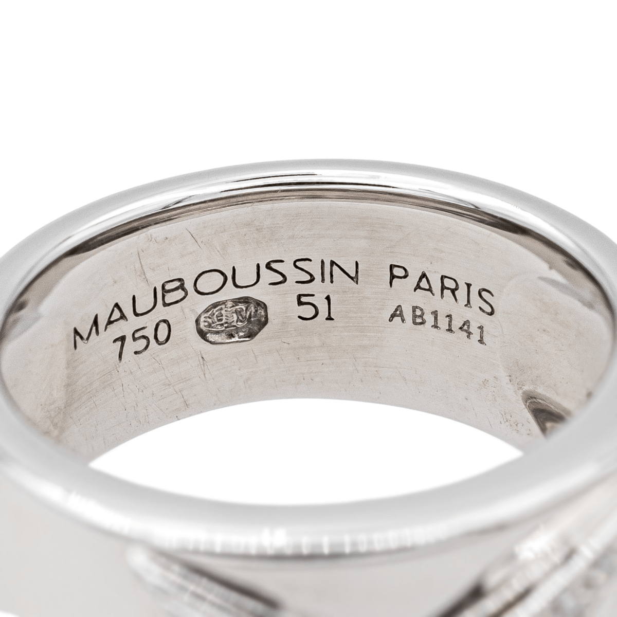 Bague MAUBOUSSIN "Étoile Divine" en or blanc, or jaune et diamants - Castafiore