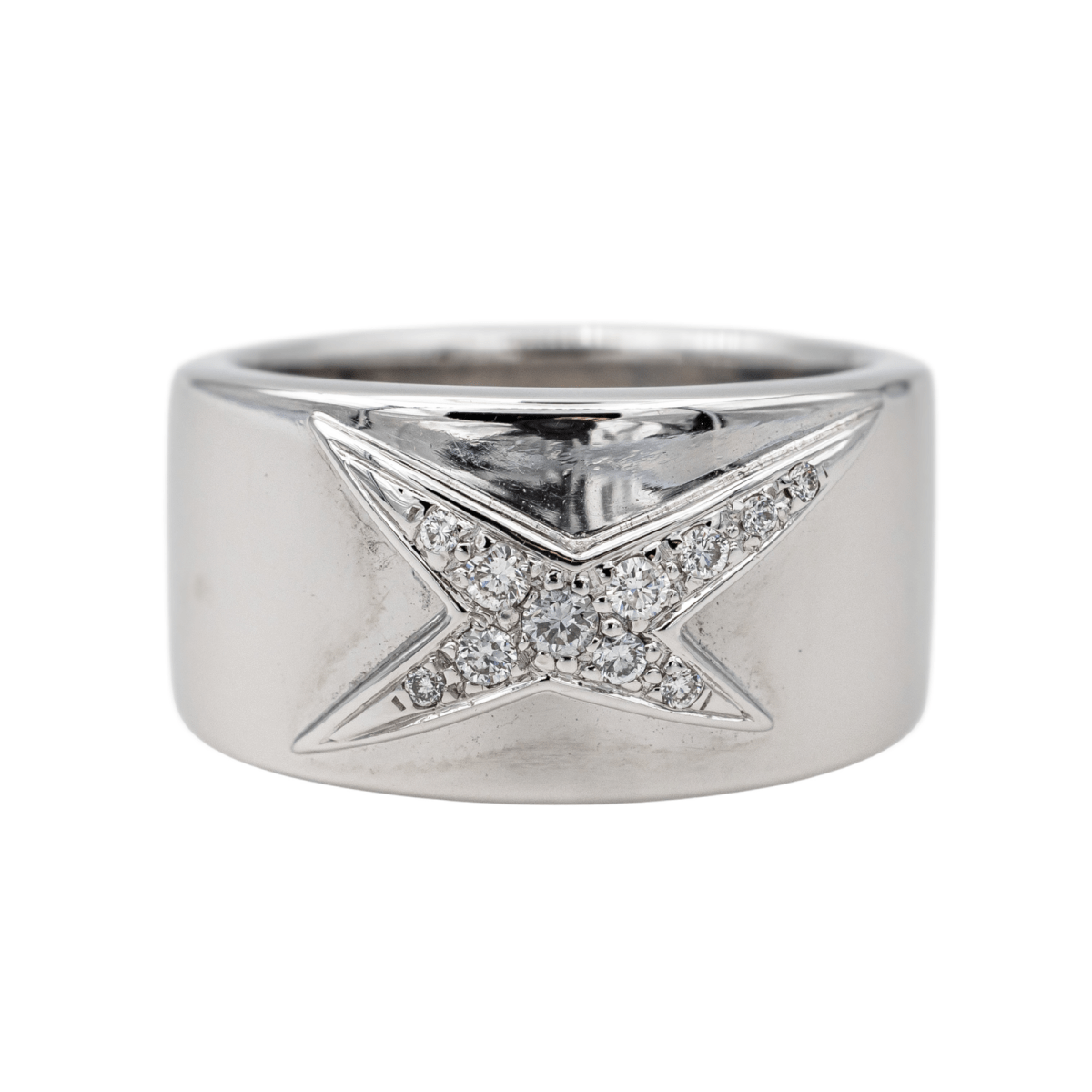 Bague MAUBOUSSIN "Étoile Divine" en or blanc, or jaune et diamants - Castafiore