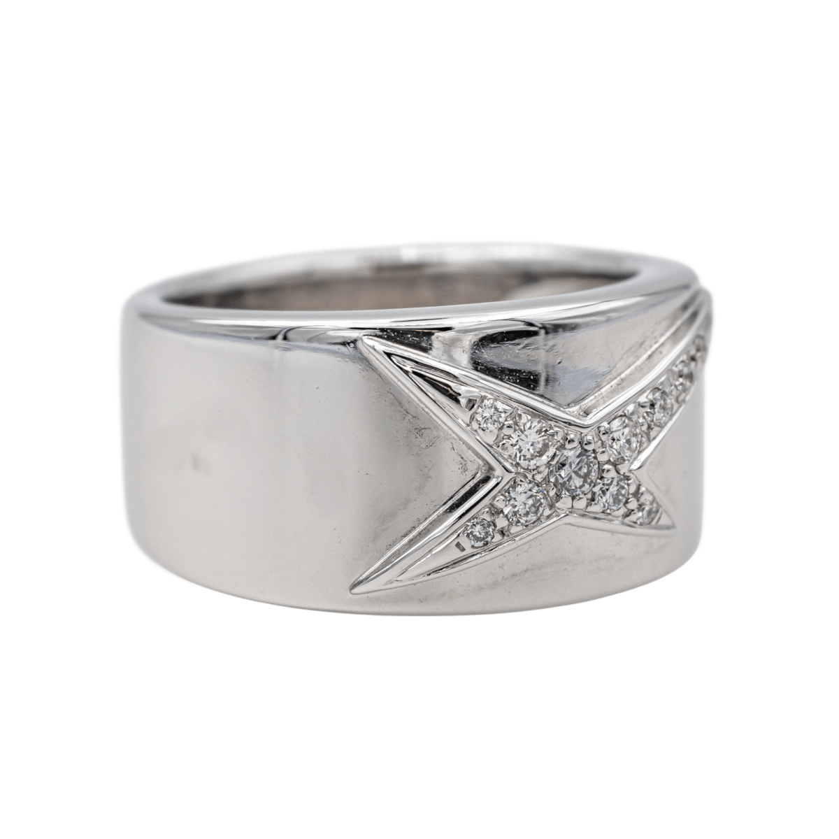 Bague MAUBOUSSIN "Étoile Divine" en or blanc, or jaune et diamants - Castafiore