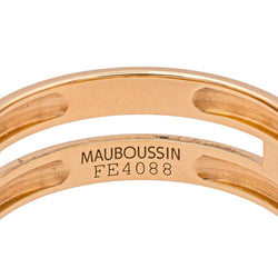 Bague MAUBOUSSIN "Etoilement Divine" en or rose et diamants - Castafiore