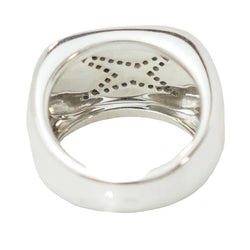Bague MAUBOUSSIN Grande vie en or blanc nacre et diamants - Castafiore