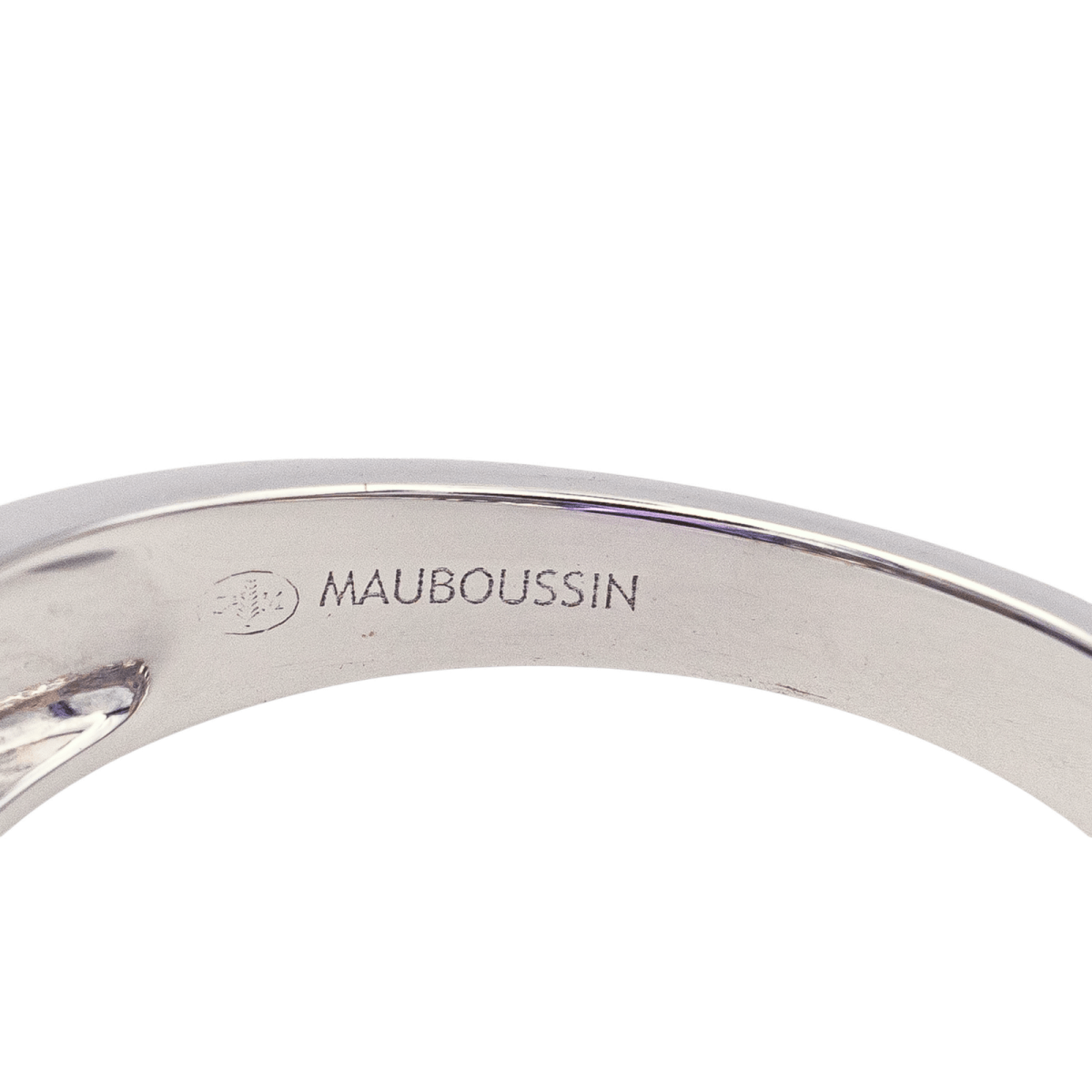 Bague MAUBOUSSIN "Ma Princesse d'amour" en or blanc et améthyste - Castafiore