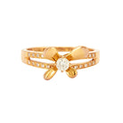 Bague MAUBOUSSIN "Moi Aimer Toi" en or jaune et diamants - Castafiore