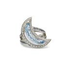 Bague MAUBOUSSIN " Subtile Songe" en or blanc, saphir, topaze, et diamants - Castafiore