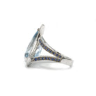 Bague MAUBOUSSIN " Subtile Songe" en or blanc, saphir, topaze, et diamants - Castafiore