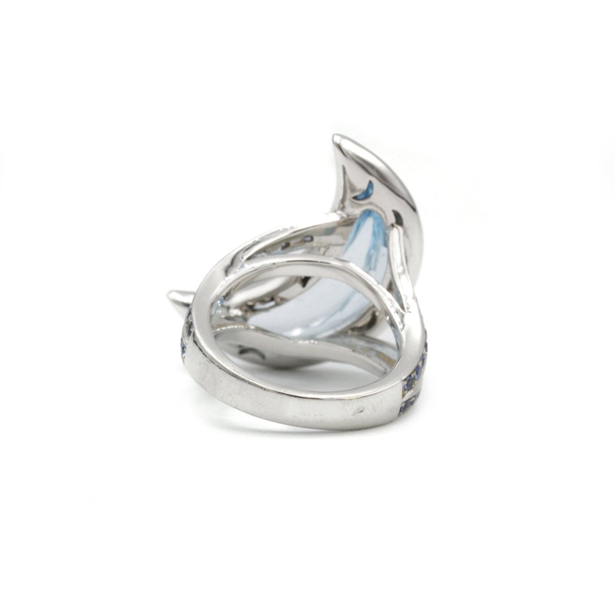 Bague MAUBOUSSIN " Subtile Songe" en or blanc, saphir, topaze, et diamants - Castafiore