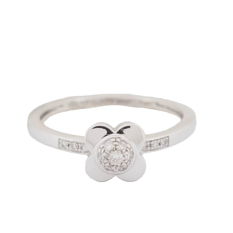 Bague Mauboussin Trop Chance en or blanc et diamants - Castafiore