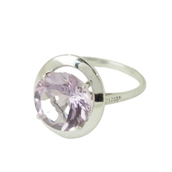 Bague MAUBOUSSIN Vraiment jolie mon amour en or blanc améthyste et diamants - Castafiore