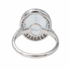 Bague MAUBOUSSIN "Vraiment toi" en or blanc, aigue marine et diamants - Castafiore