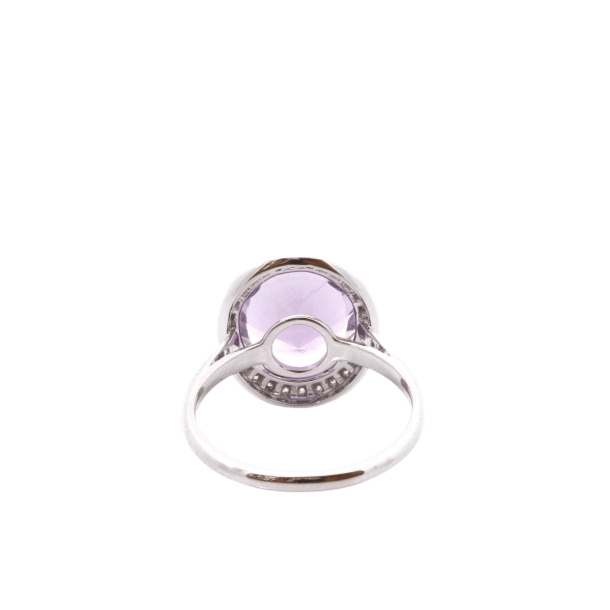 Bague MAUBOUSSIN "Vraiment Toi" en or blanc, améthyste et diamants - Castafiore
