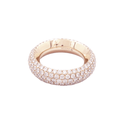 Bague MESSIKA "Divine Enigma" en or rose et diamant - Castafiore