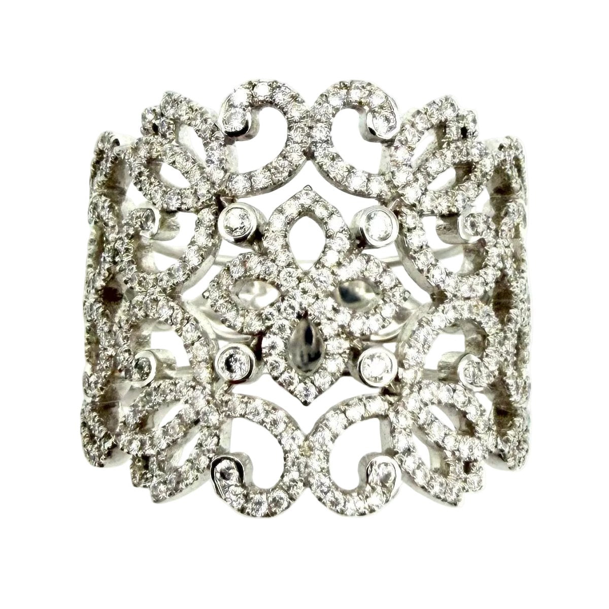 Bague MESSIKA "Eden" en or blanc et diamants - Castafiore