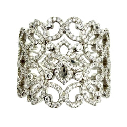 Bague MESSIKA "Eden" en or blanc et diamants - Castafiore