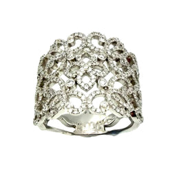 Bague MESSIKA "Eden" en or blanc et diamants - Castafiore