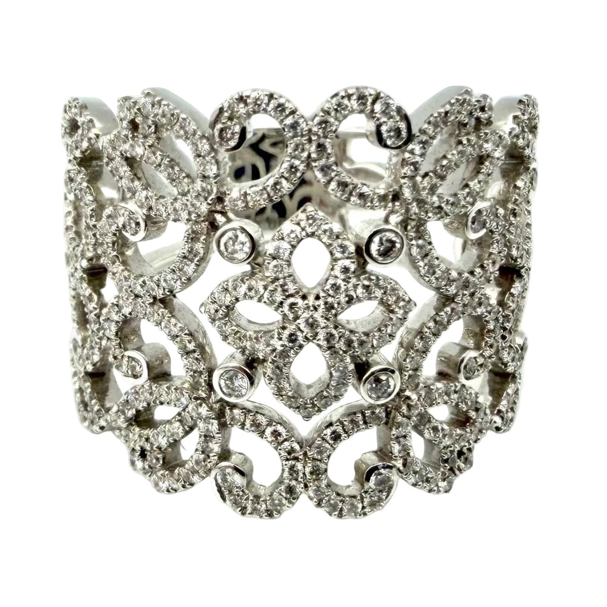 Bague MESSIKA "Eden" en or blanc et diamants - Castafiore