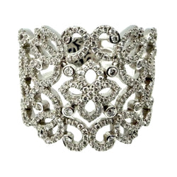 Bague MESSIKA "Eden" en or blanc et diamants - Castafiore