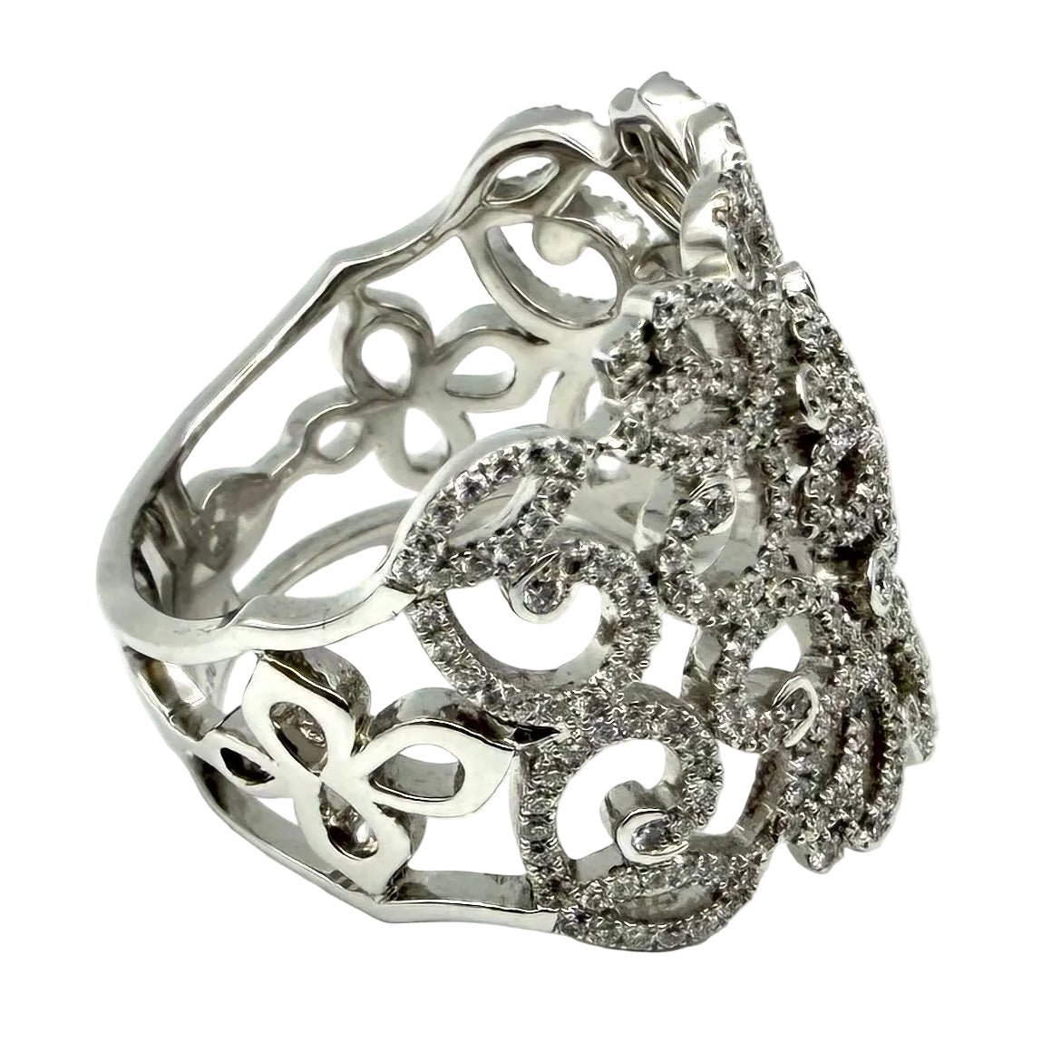 Bague MESSIKA "Eden" en or blanc et diamants - Castafiore
