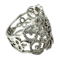 Bague MESSIKA "Eden" en or blanc et diamants - Castafiore