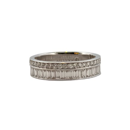 Bague MESSIKA, "Liz" en or blanc et diamants - Castafiore