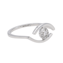 Bague MESSIKA "Luckye Eye" en or blanc et diamants - Castafiore
