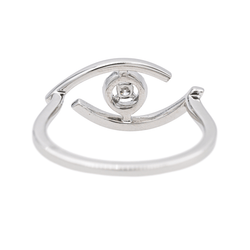 Bague MESSIKA "Luckye Eye" en or blanc et diamants - Castafiore