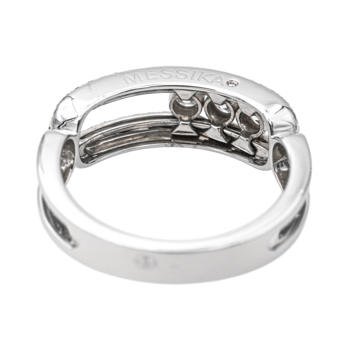 Bague MESSIKA "Move" en or blanc et diamant - Castafiore