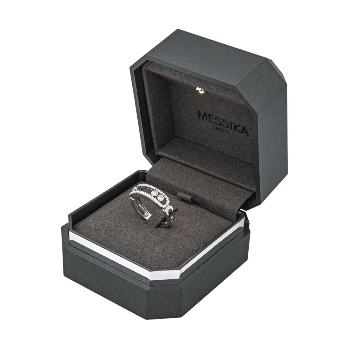 Bague MESSIKA "Move" en or blanc et diamant - Castafiore
