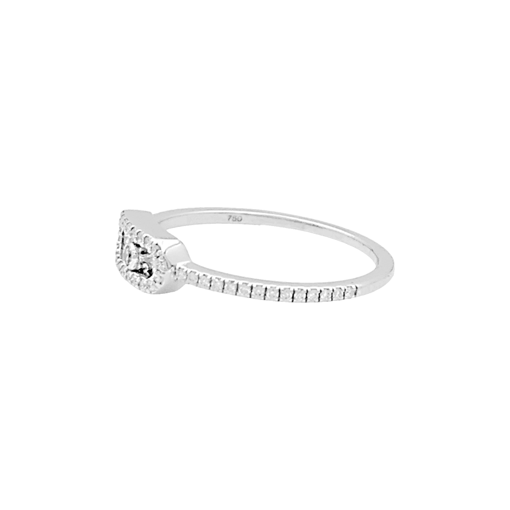 Bague MESSIKA "Move Uno" en or blanc et diamants - Castafiore