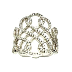 Bague MESSIKA "Promess" en or blanc et diamants - Castafiore