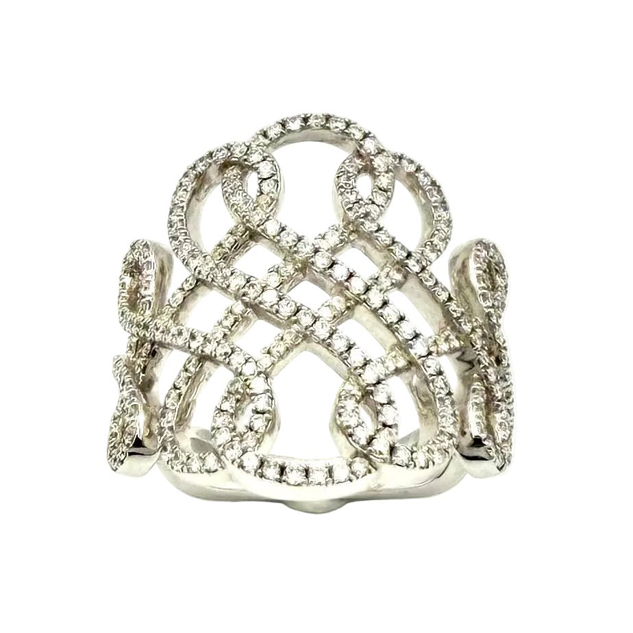 Bague MESSIKA "Promess" en or blanc et diamants - Castafiore