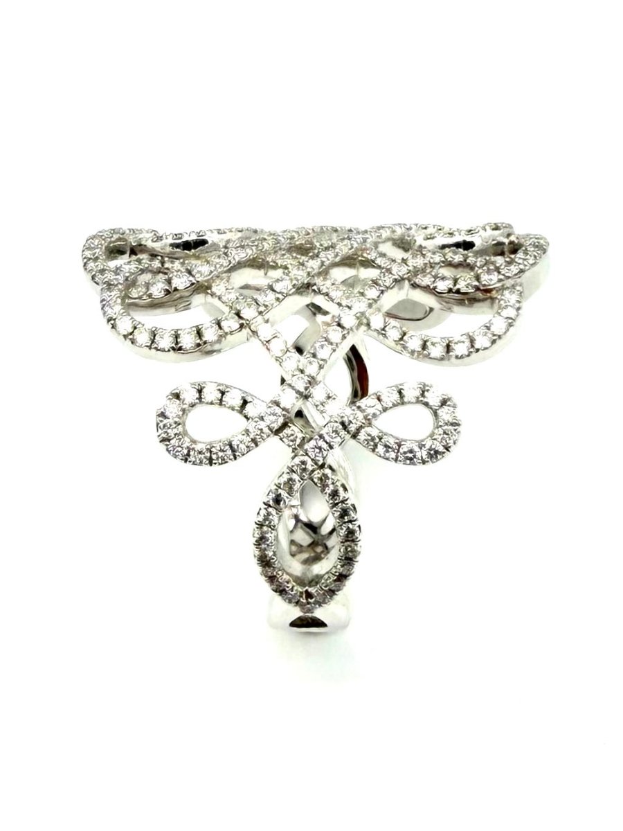 Bague MESSIKA "Promess" en or blanc et diamants - Castafiore