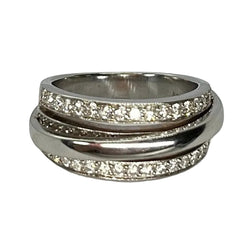 Bague MESSIKA Signée en or blanc et diamants - Castafiore