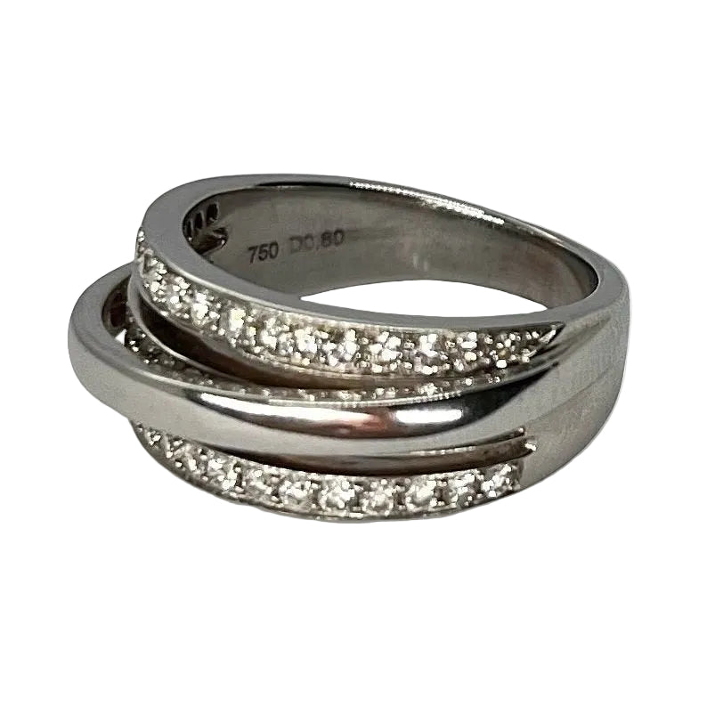 Bague MESSIKA Signée en or blanc et diamants - Castafiore