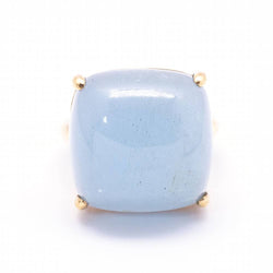 Bague MILKY en or et aigue - marine - Castafiore